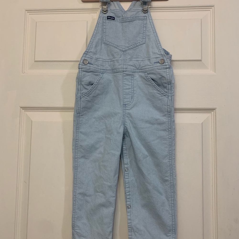 Wrangler Girl 3 Toddler Denim Overall Pants.        2367 - Picture 8 of 9